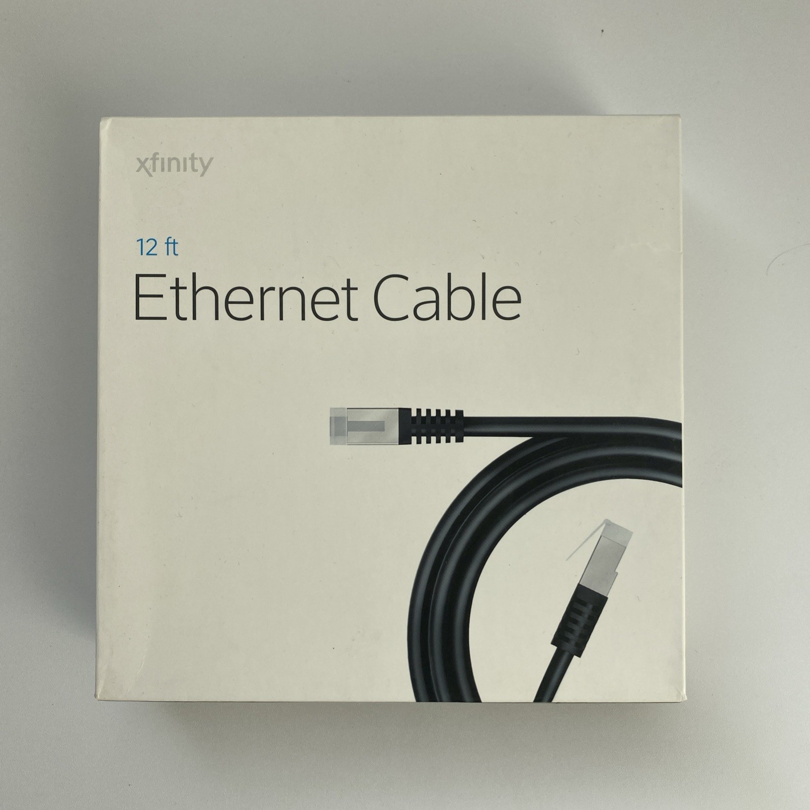 Xfinity Comcast – 12ft Ethernet Cable – Cat 6 – RJ45 Male – NEW