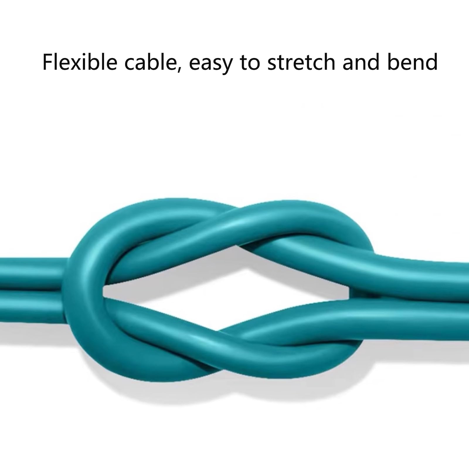 3.28ft M12 8 Pin X Code Male to RJ45 Female Ethernet Cable, Cat6 Shielded, Flex