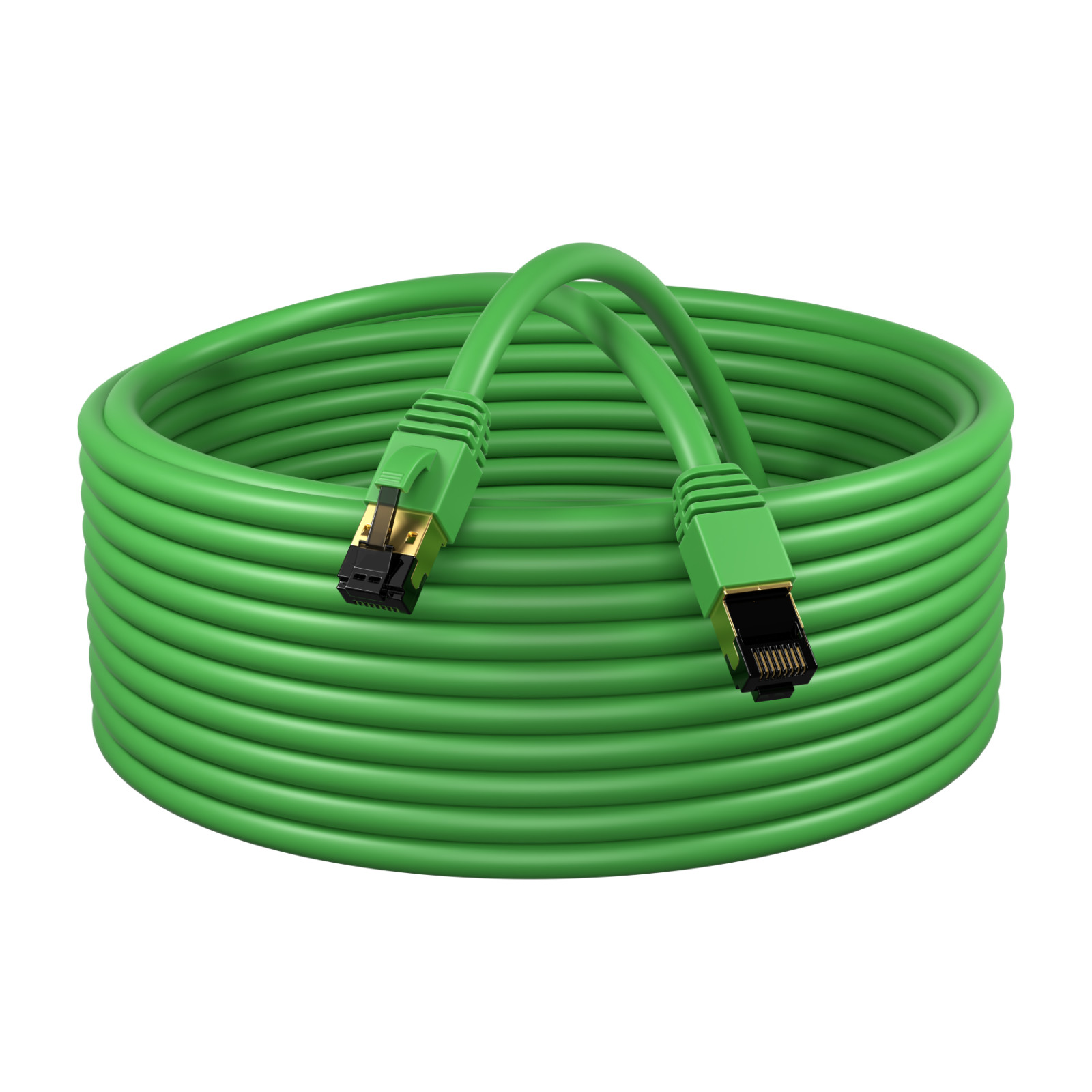 CAT8 Ethernet Cable Super Speed 40Gbps LAN Wire Green 0.5FT- 75FT Multipack LOT