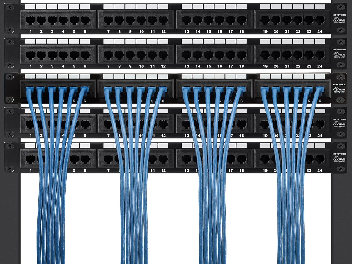 Monoprice Cat7 Ethernet Patch Cable – 3 feet – Blue | Flexboot RJ45 Stranded