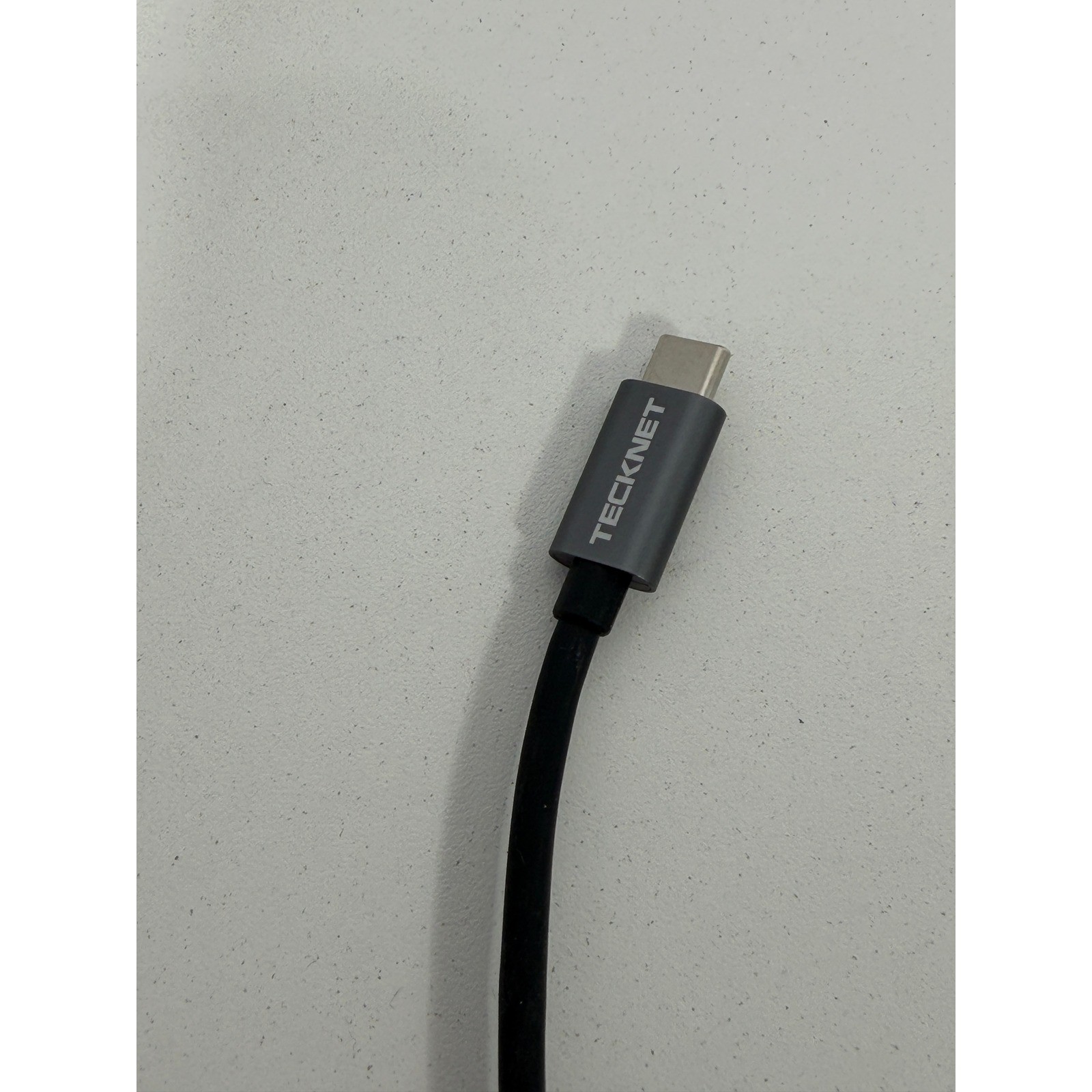 TeckNet USB-C to Gigabit Ethernet RJ45 LAN Adapter Space Gray ECR01799 2 Pack