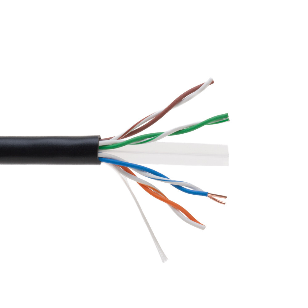 1000FT CAT6 Outdoor Cable 23 AWG UTP Solid Wire DIRECT BURIAL UV Waterproof