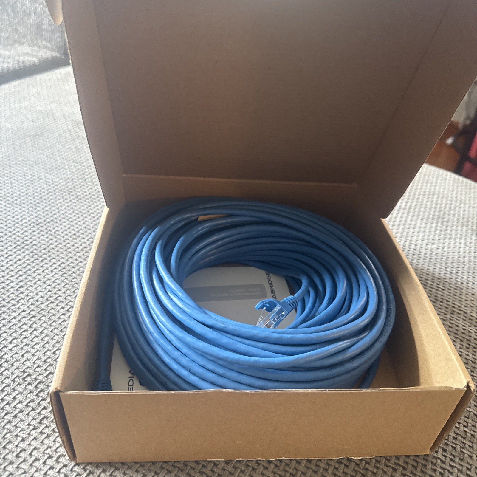 CAT5e Ethernet Patch Cable RJ-45 Internet Cord Blue 25FT- 200FT Multi-Pack LOT