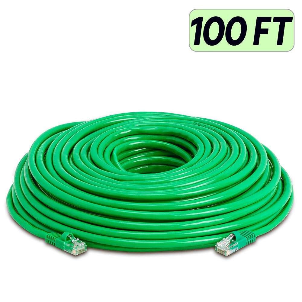 Green CAT5e Cable LAN Cat5e Cable Ethernet Patch Cord Router Network Wire Lot