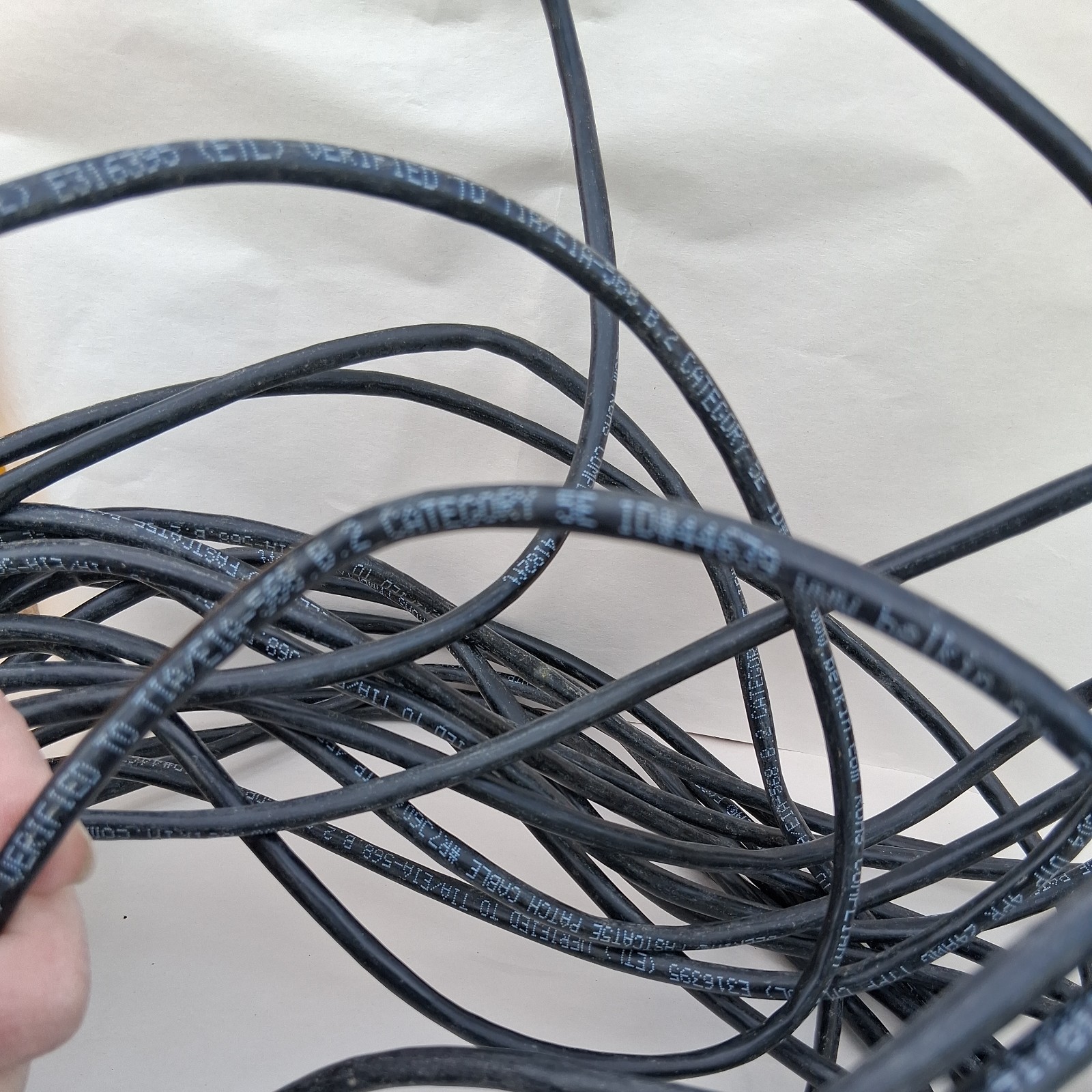 Belkin Category 5e Cat5e Gigabit 1Gbps Ethernet LAN Network Cable 50ft 15m