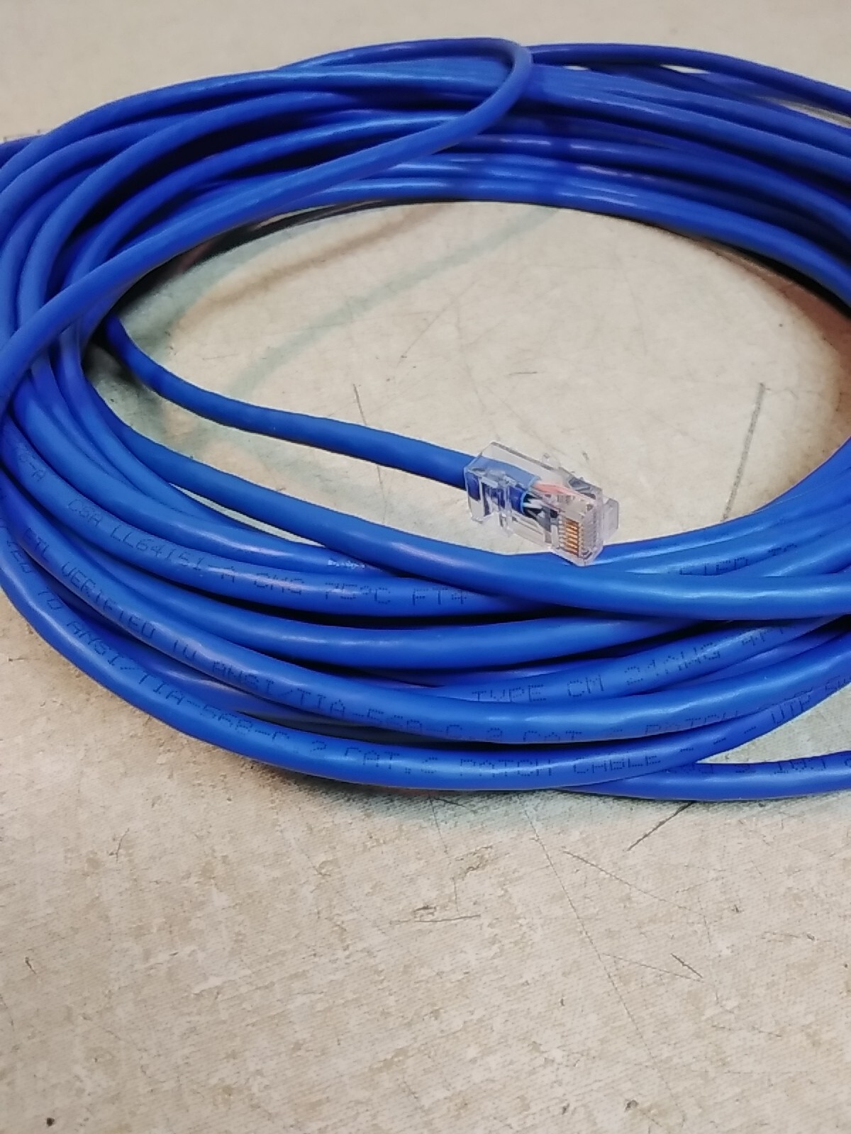 50Ft Ansi/Tia-568-C.2 Cat.6 Patch Cable E132276-A CSA LL64151-A
