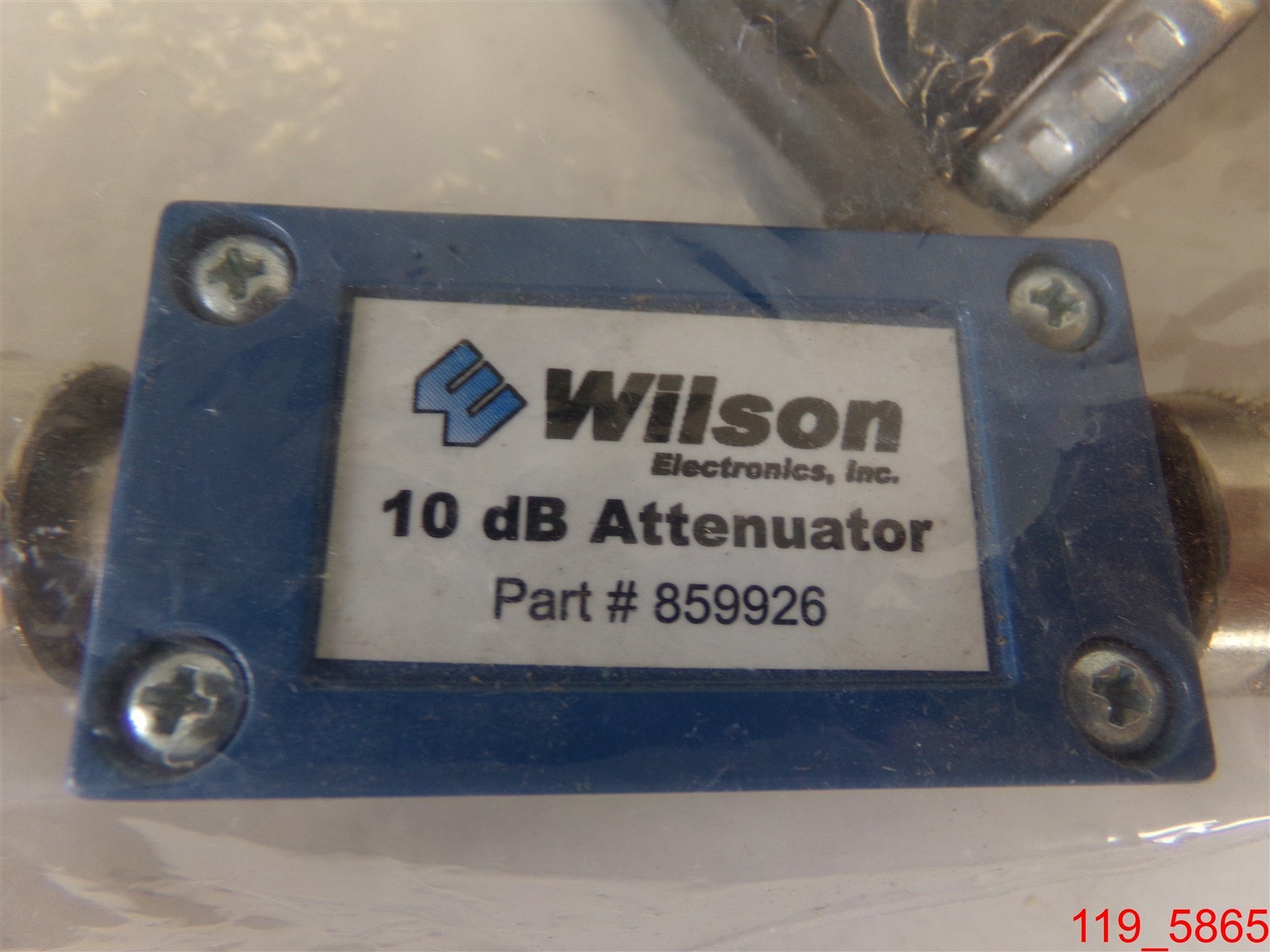 MIXED LOT- 4 Wilson 859926 RF Signal Attenuator 10db Female Connector IEEE-1284