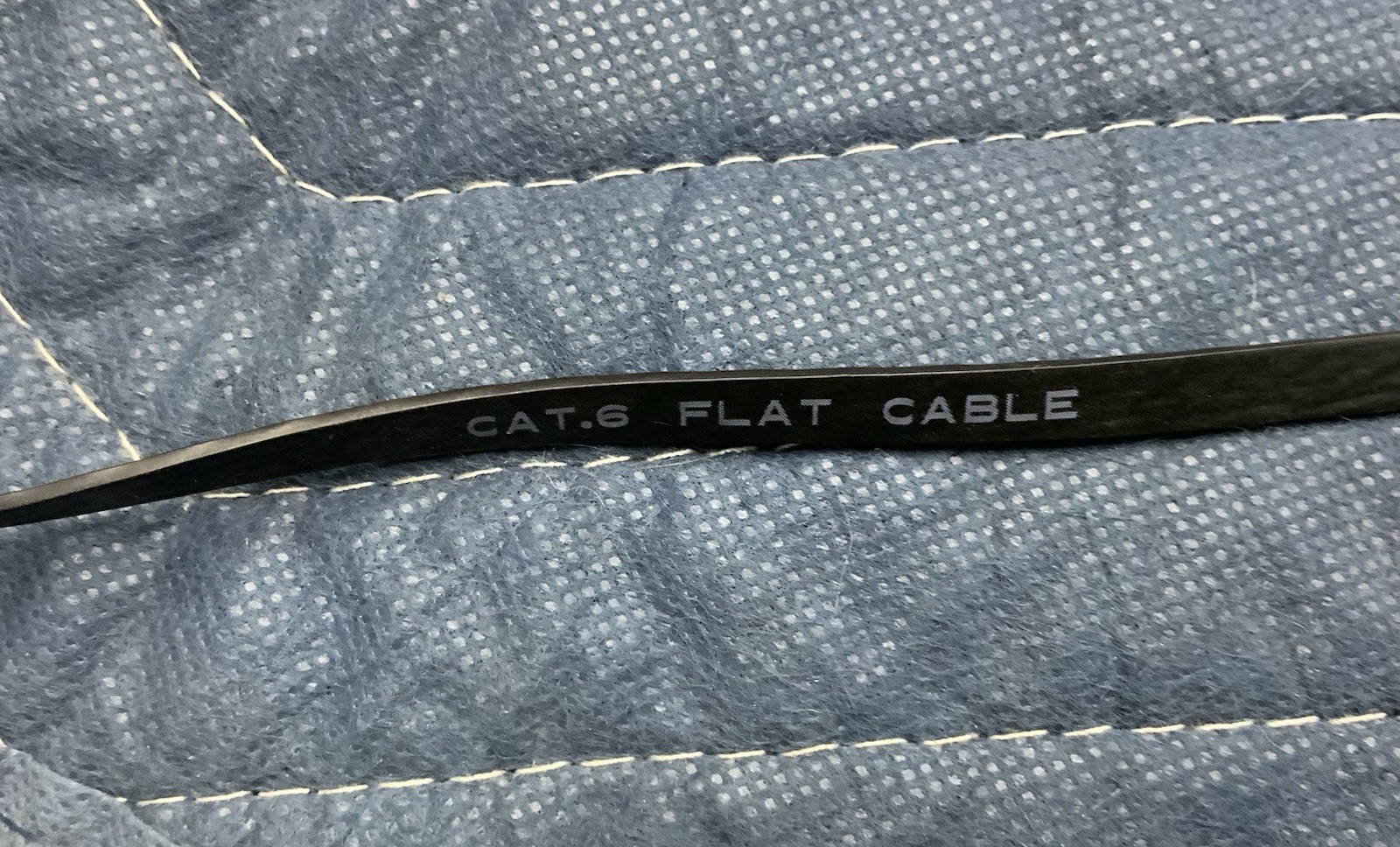 3ft Cat6 Flat Ethernet Patch Cable 10 Pk- Snagless RJ45 Server Rack Patch Cords