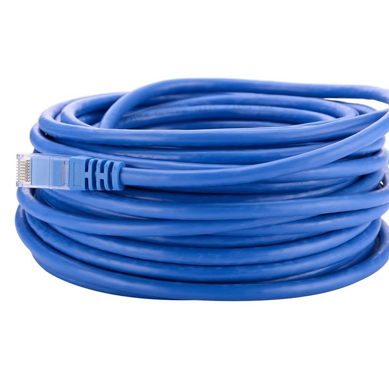 Cat6 Network Cable, 100% Pure Copper 23AWG, PVC, 10 Gbps Ethernet LAN (150FT)