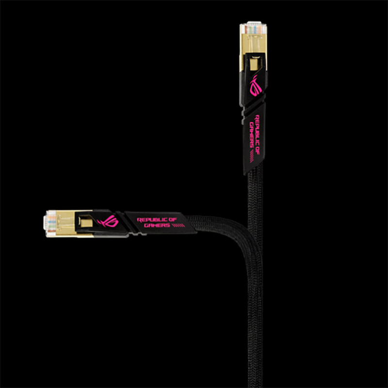 ASUS ROG Cat7 1.5M/3M Gaming LAN Network Cable Up To 600MHz 10GB Transfer Rates