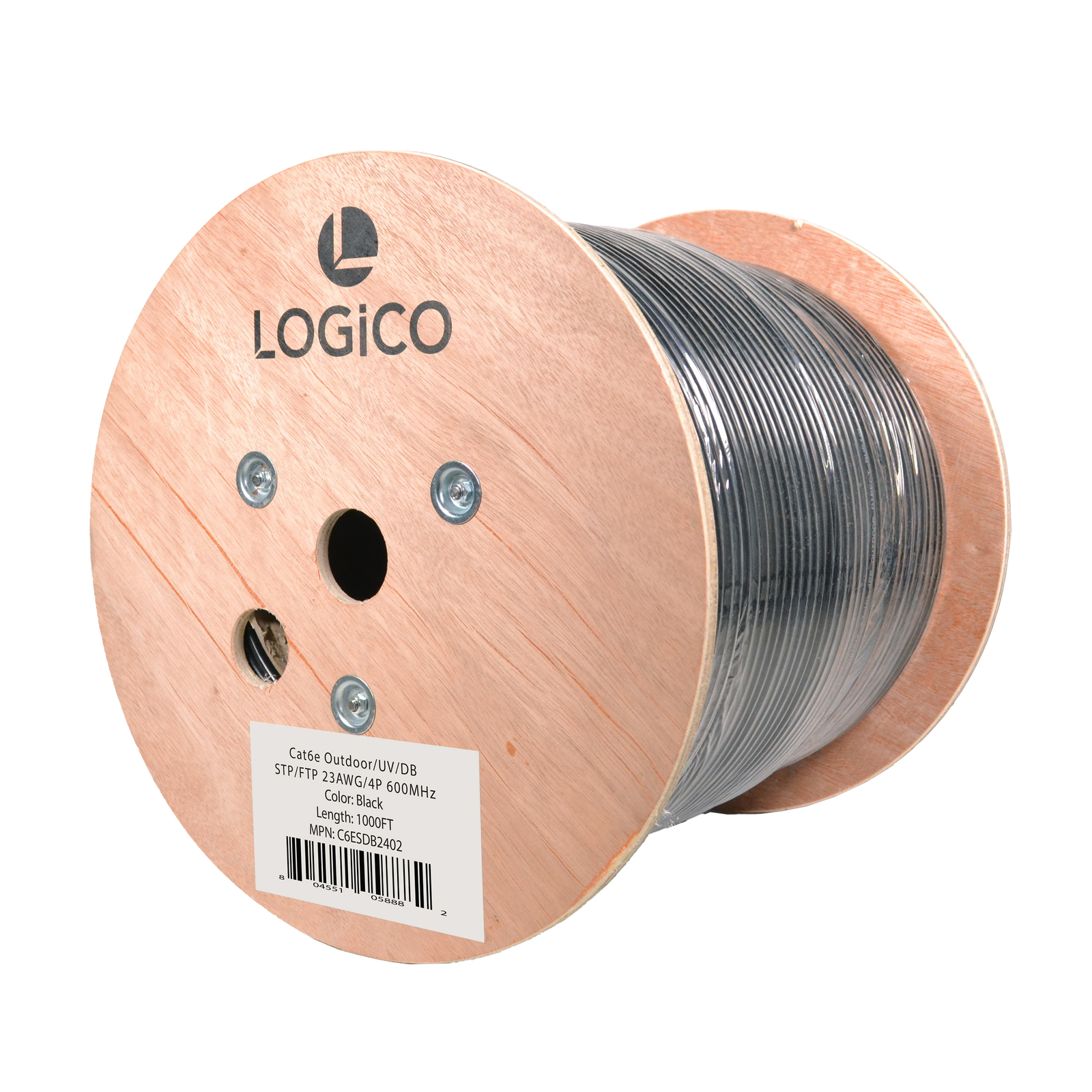Cat6e Shielded Ethernet Cable 1000FT Outdoor Direct Burial Pure Copper