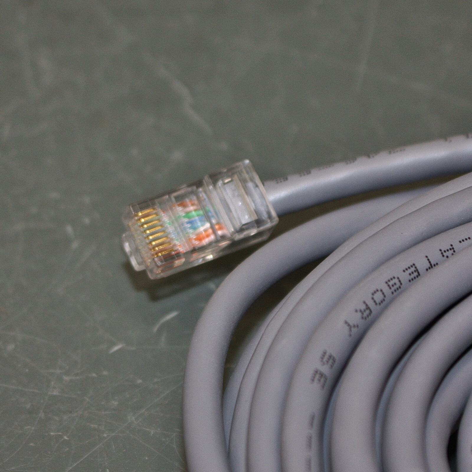 (10) Black Box CAT5e Premium Patch Cable, 30ft Ethernet Cord, Gray, 350 MHz