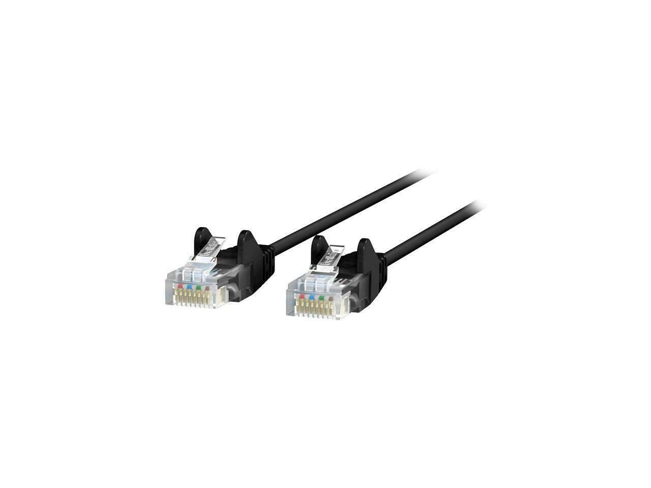 Belkin 25FT RJ-45 Cat 6 Network Ethernet Patch Cable 28 AWG CE001B25-BLK-S RJ45
