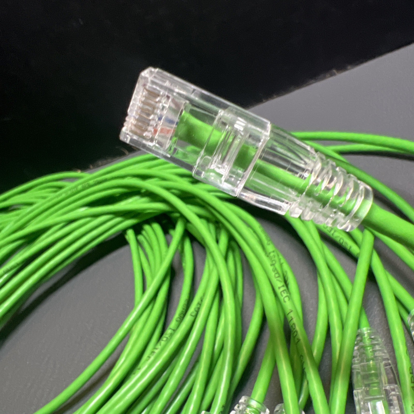 18 Pak Patch Cables Cat6/ Cat6a 3ft 30G Support, Snagless Patch Panel to Switch