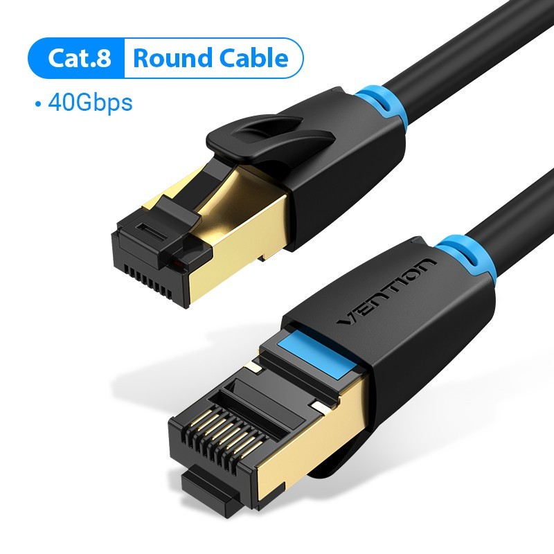 Cat 8 RJ45 Ethernet Cord ultra Speed 40Gbps Patch LAN Network Gold Plated New