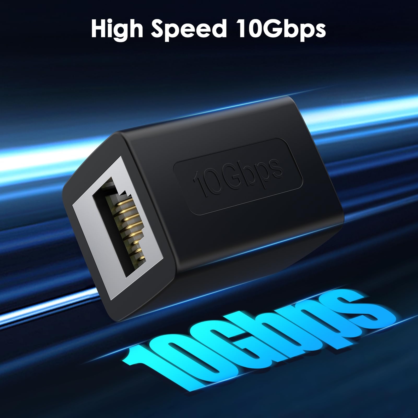 Rj45 Coupler Female To Female 10gbps High Speed Ethernet Coupler Ethernet Extend