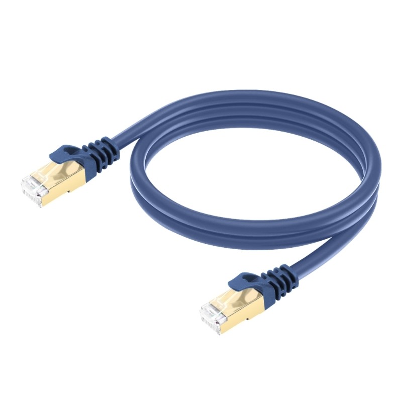Cat8 Flat Ethernet Patches Cable, RJ45 LAN Cord, 40Gbps for Modem Router Laptop