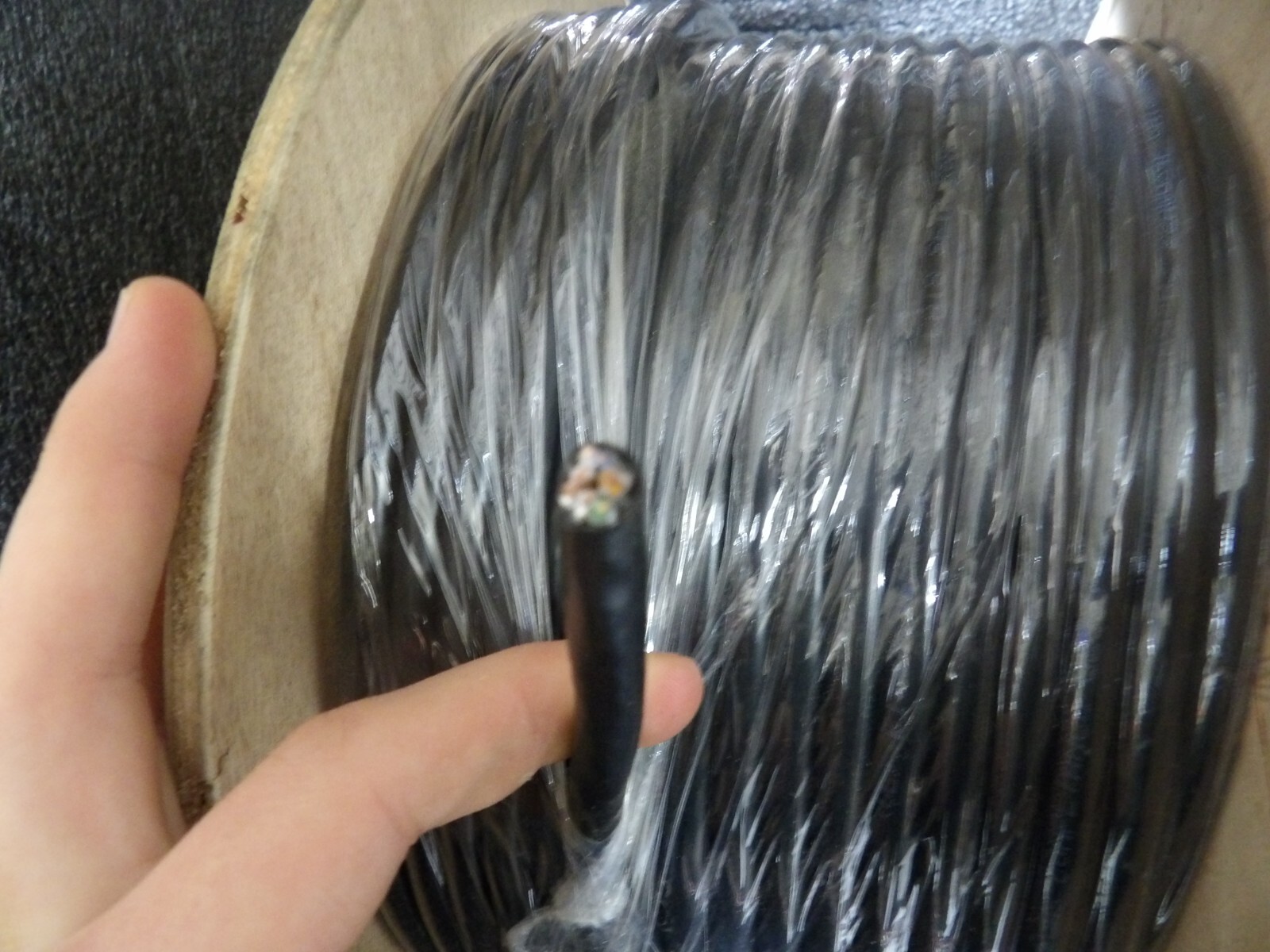 Monoprice Entegrade 42957, Cat8 250FT Bulk, 22AWG, 40G, Copper Network Cable(G)