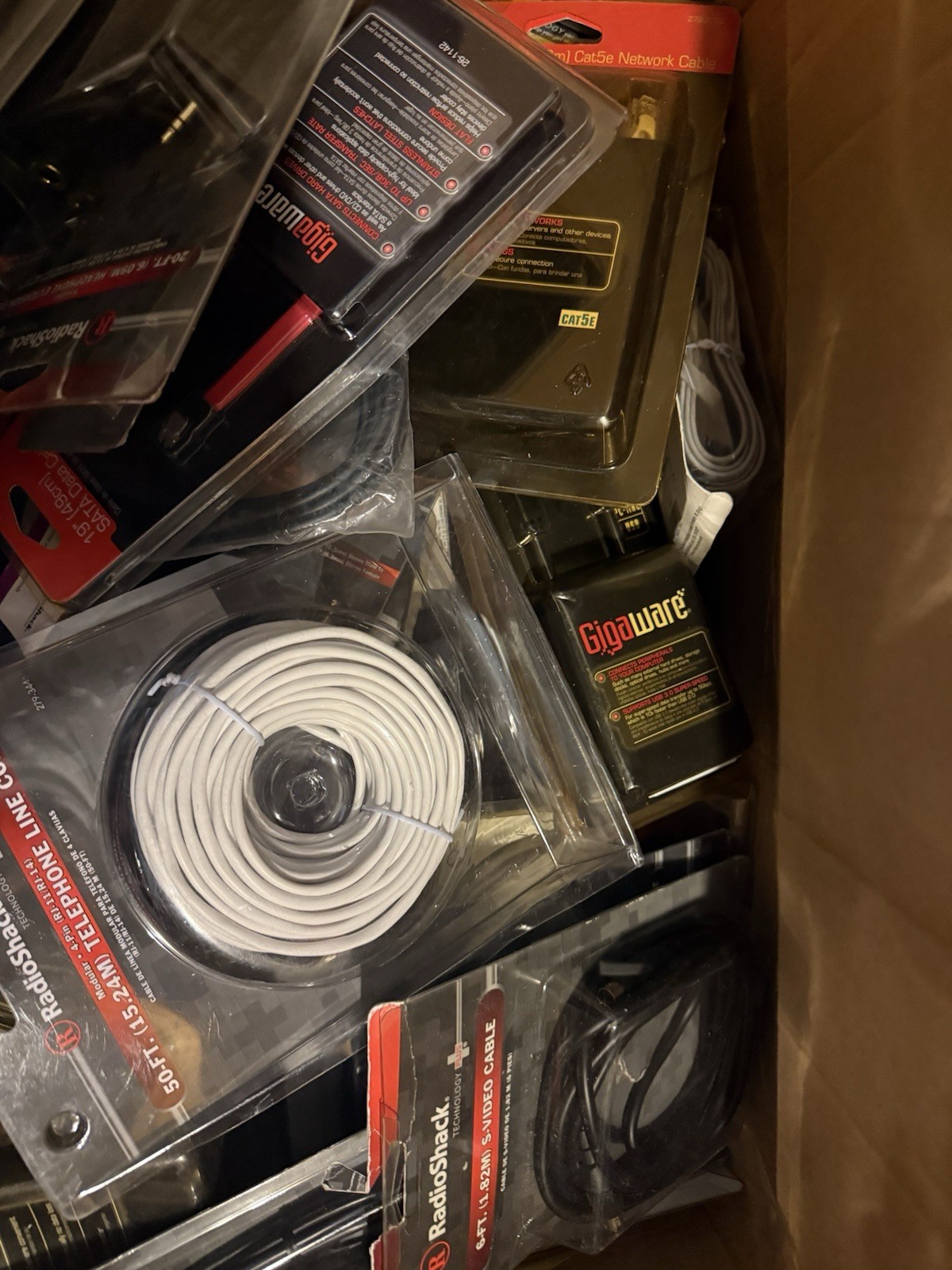 Lots Of Gadgets Whole Sale,Gig aware 14 ft Cat5E Network Cable , Telephone Wires