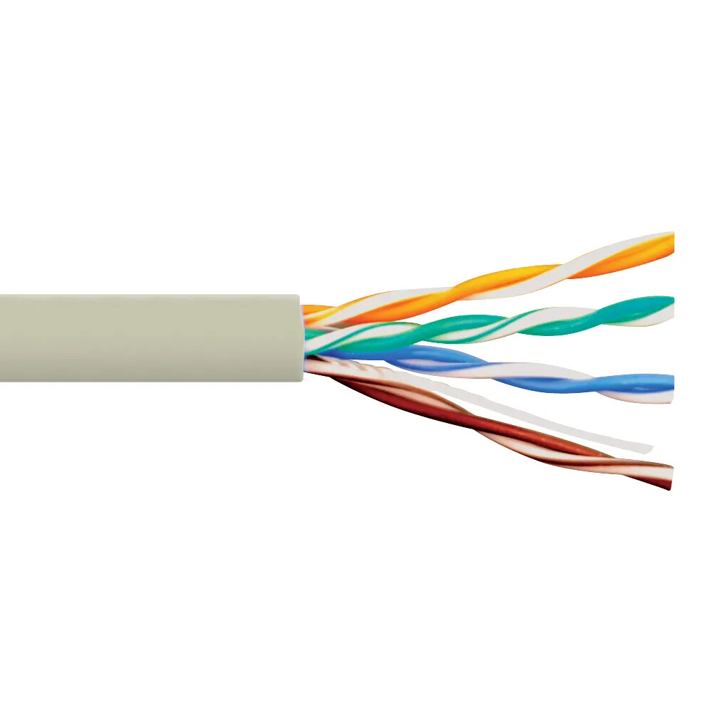 Cat6 or Cat6e network ethernet cable bulk wire 23 awg copper non/terminated