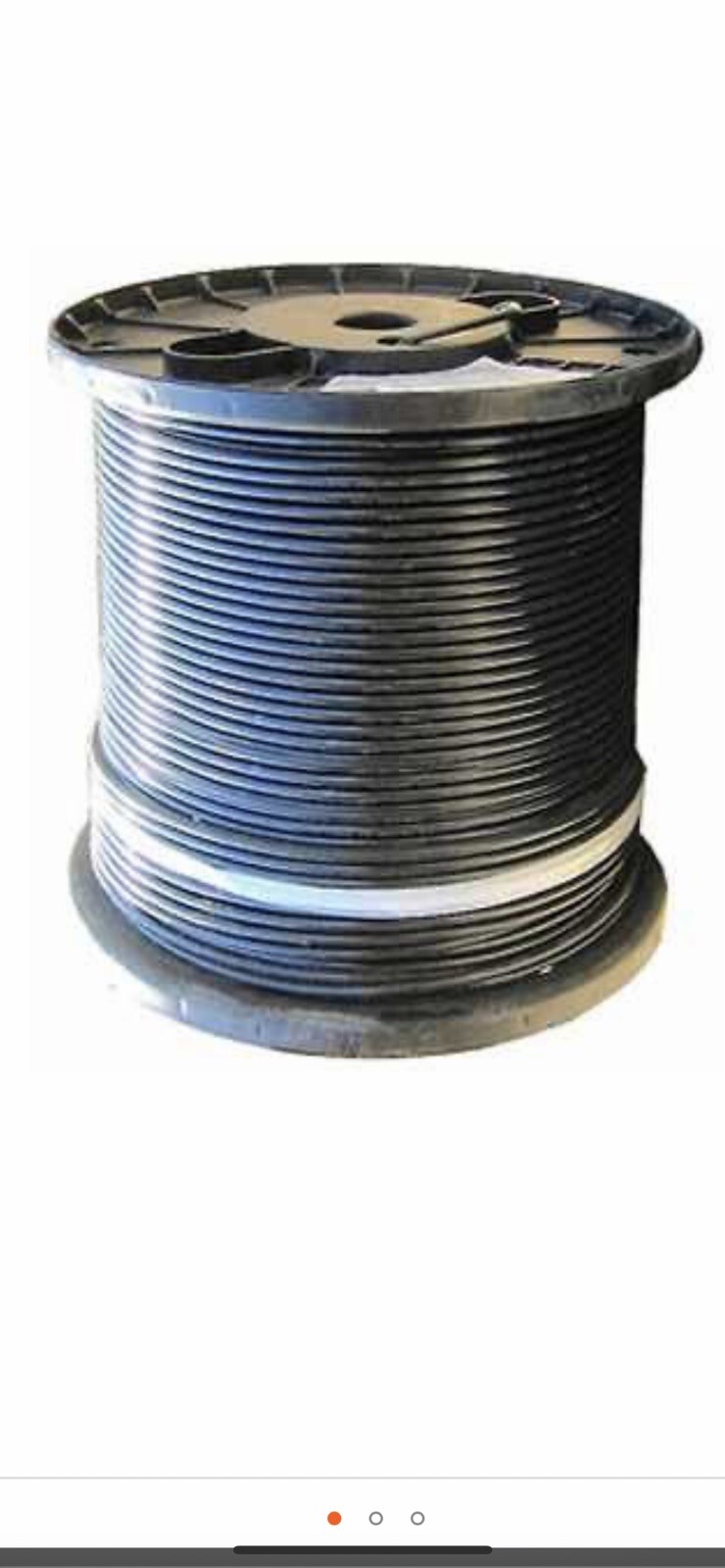 CommScope 1,000′ Spool Cat5e Black Outdoor Direct Burial UV Flooded 350Mhz 5NF4