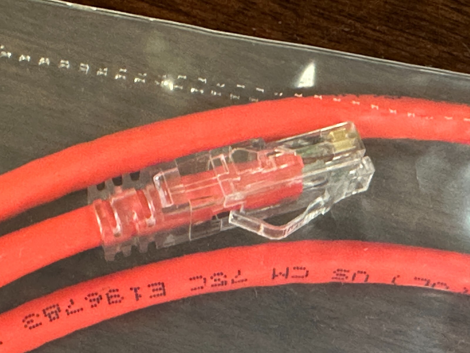 Lot of 5 Panduit UTPSP5RDY CAT6 Cat 6 24 UTP Patch Cable 5 ft 5ft RED 24 AWG