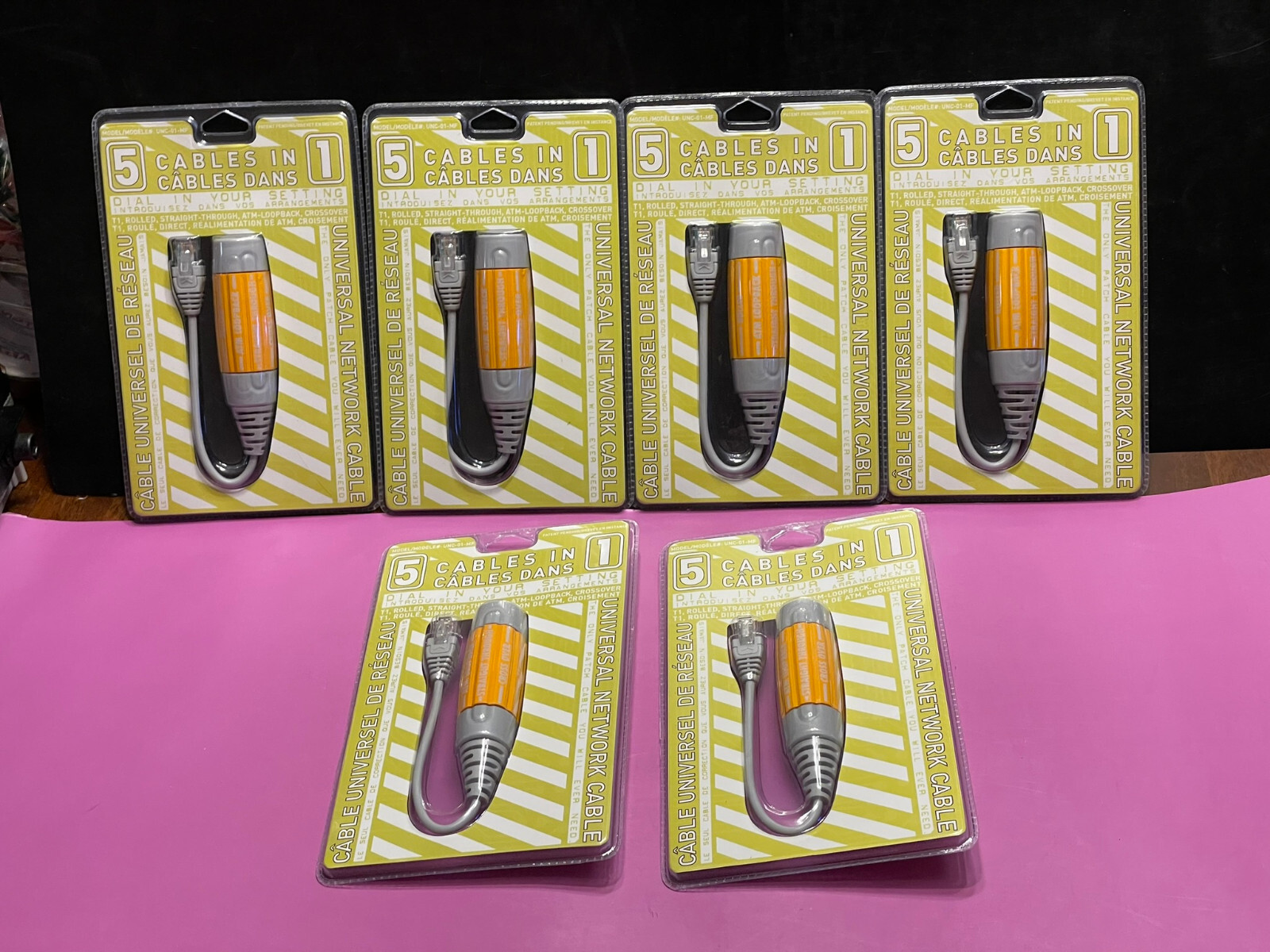 Cortex Universal Network Cable UNC-01-MF – 5 Cables in 1 – New Sealed
