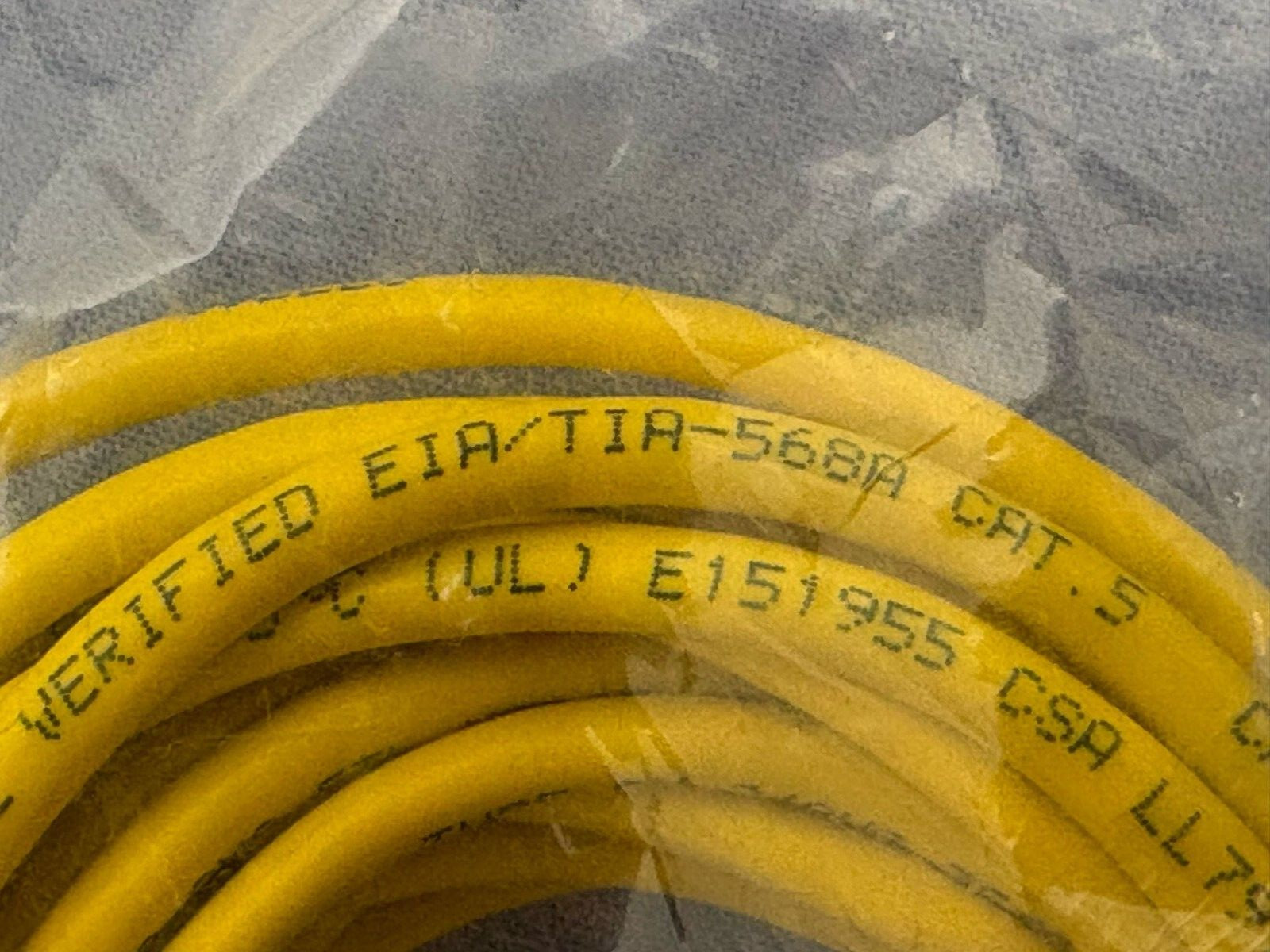 *LOT OF 10* Cat 5E 25FT Ethernet Cable EIA/TIA RJ45 TSB-40A 50U