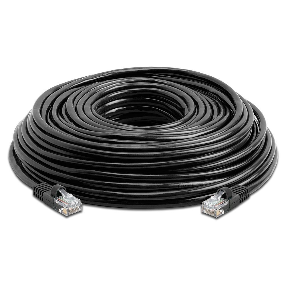 75 FT RJ45 Cat5 Ethernet LAN Network Cable for PC PS Xbox Internet Router Black