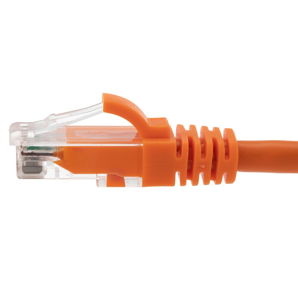 Ethernet Patch Cable CAT6A, UTP, 24AWG, 10 Ft, 10 pack, Orange