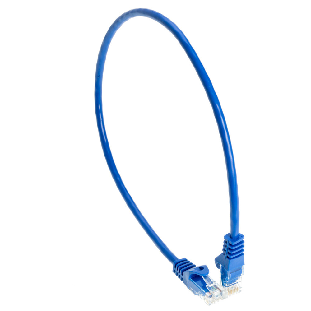 CAT6e / CAT6 Network Patch Cable RJ-45 Ethernet LAN Cable Blue 1.5FT – 20FT LOT