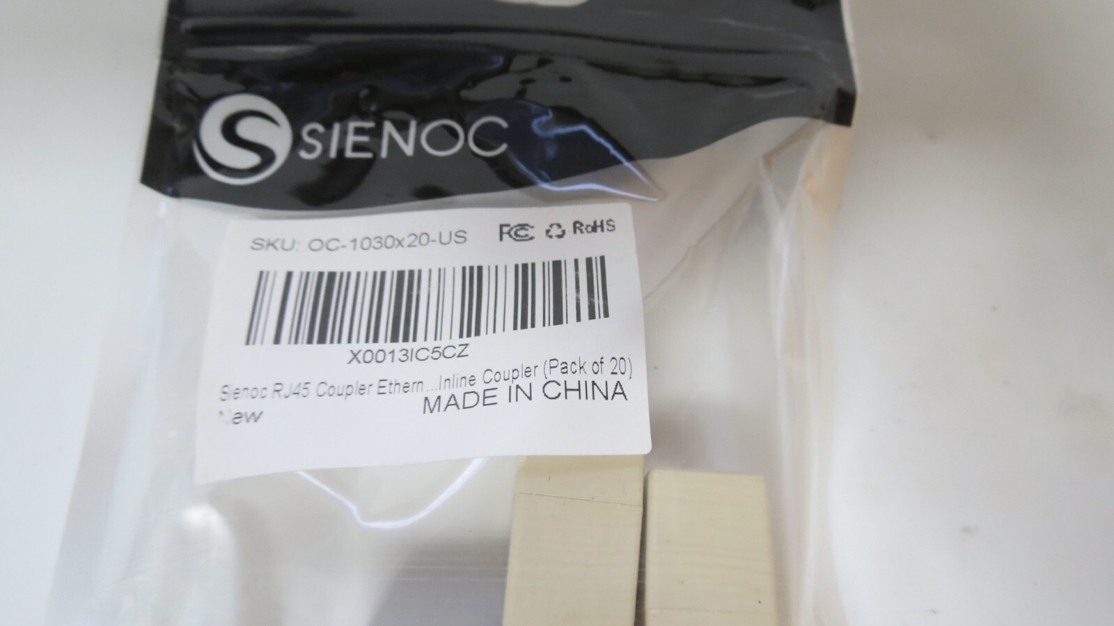 New Open Box Lot 17 Genuine Sienoc RJ-45 Coupler Ethernet OC-1030×20-US Cat 5e
