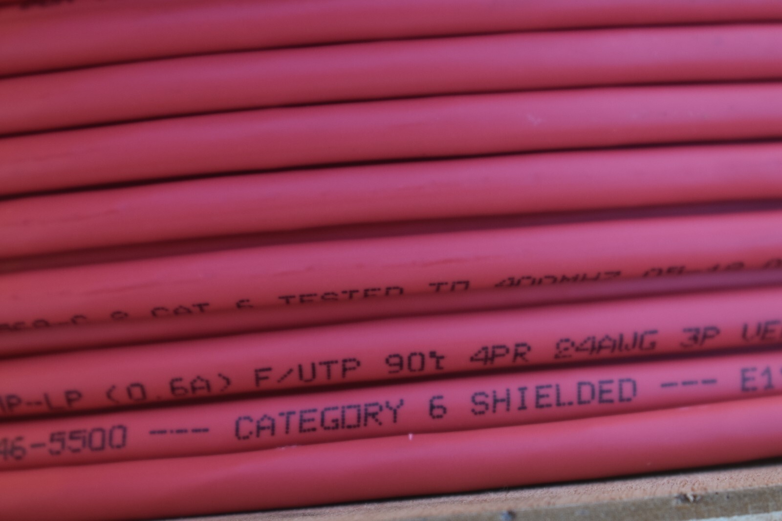 Black Box EVNSL0616A1000 Cat.6 STP Bulk Network Cable 1000ft – Red