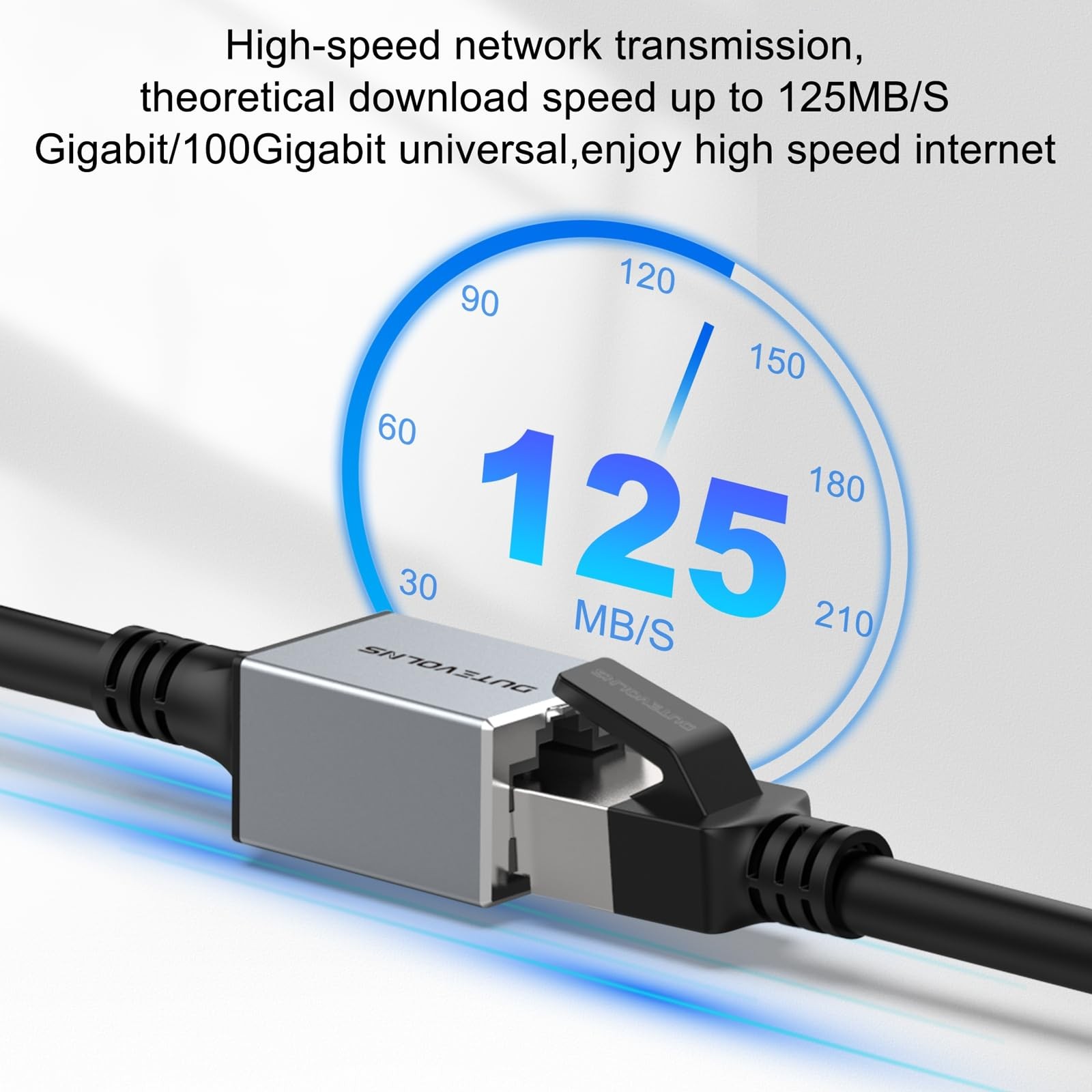 Cat 6 Ethernet Extension Cable 10 Feet Male to Female RJ45 Extender Cord