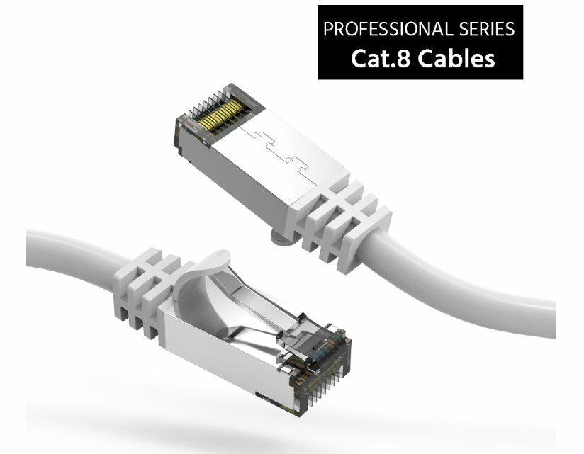 5x Cat.8 Shielded 40Gbps CAT 8 Ethernet Cable RJ45 1Ft 2Ft 3Ft 5Ft 7Ft 10Ft lot