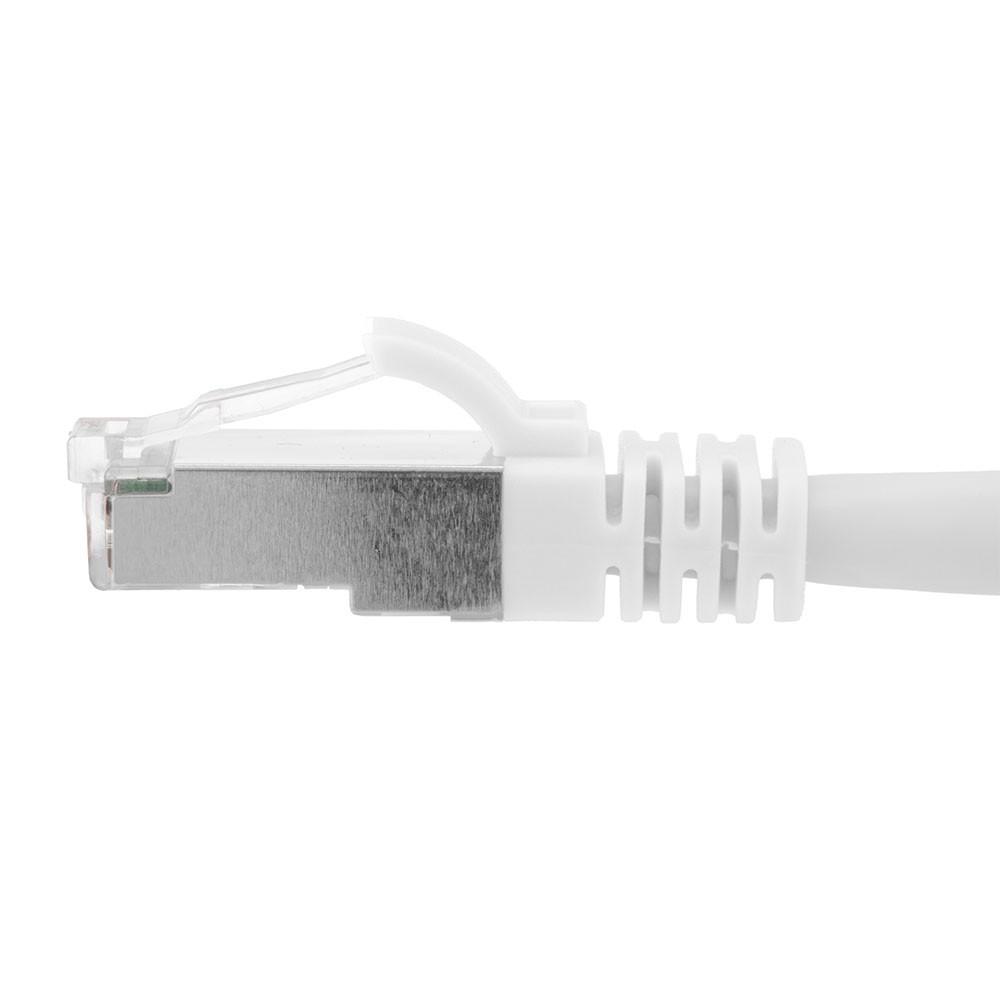 Ethernet Patch Cable CAT6A, S/FTP, 26AWG, 1 Ft, 5 pack, White