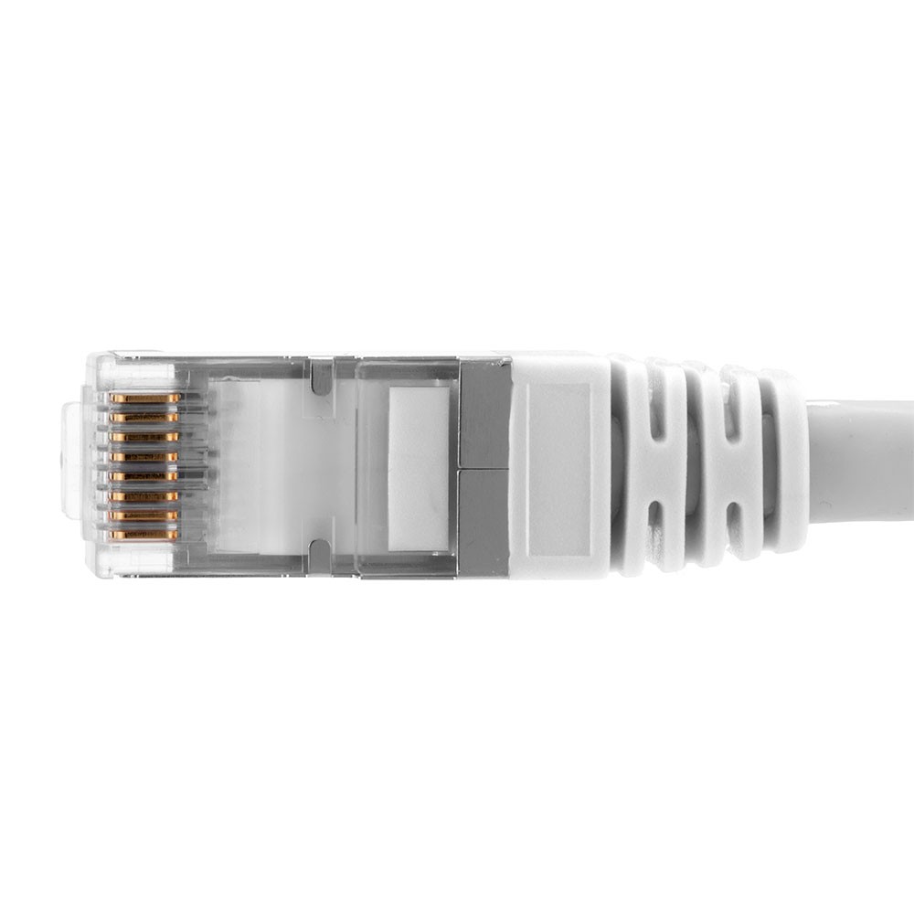 Ethernet Patch Cable CAT6A, S/FTP, 26AWG, 1 Ft, 5 pack, White