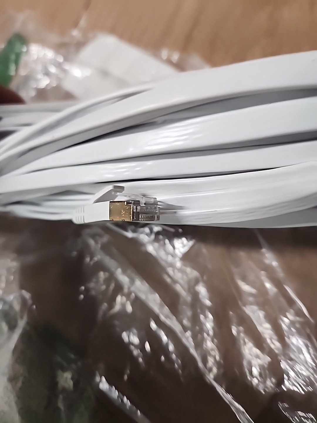 Cat 7 Ethernet Cable 15m Flat Network Cable RJ45 10Gbps 600MHz Shielded STP