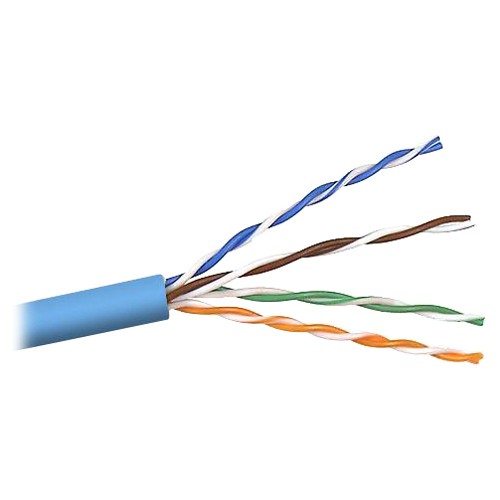 Belkin CAT6 1000ft Bulk Ethernet Stranded PVC 4PR 24 AWG Cable A7J704-1000-BLU