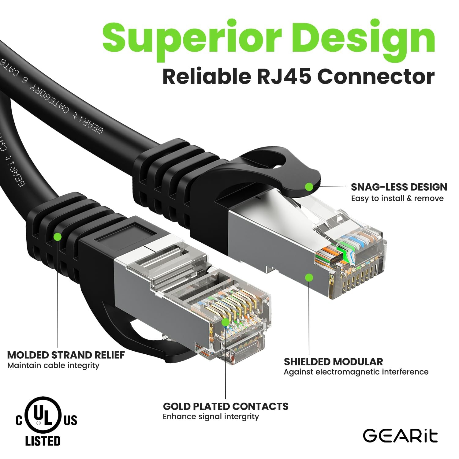 150ft Blue Cat6A 10Gbps Long Shielded SSTP SFTP Ethernet Network Cable
