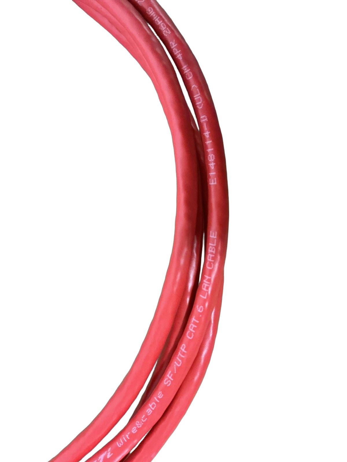 Cat6 26AWG 8ft Shielded (S/FTP) PVC CM Ethernet Patch Cable 4-BLUE 1-RED NEW!