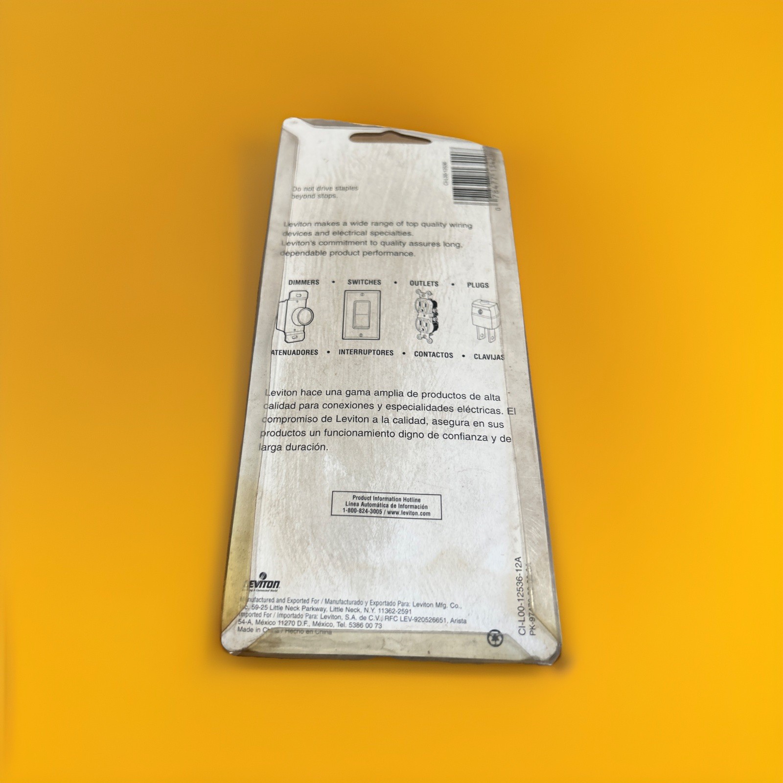 🔥Leviton 12536 Plastic Cable Staples – 50 Pack Wire Clips (New) ~ 1 Unit