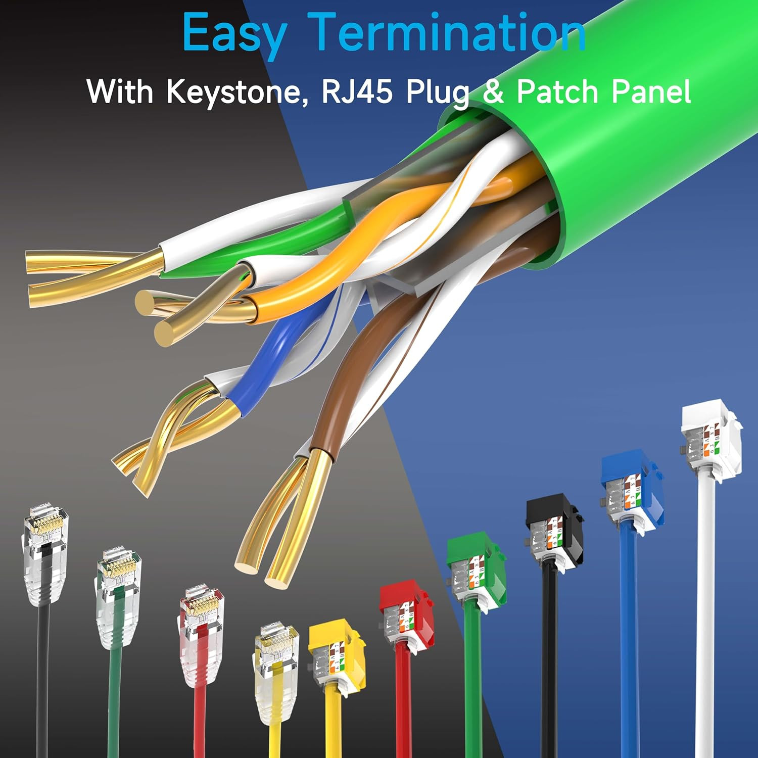 Cat6 Ethernet Cable 1000FT Channel Test Pass, Cat6 1000Ft Ethernet Cable 23AWG S