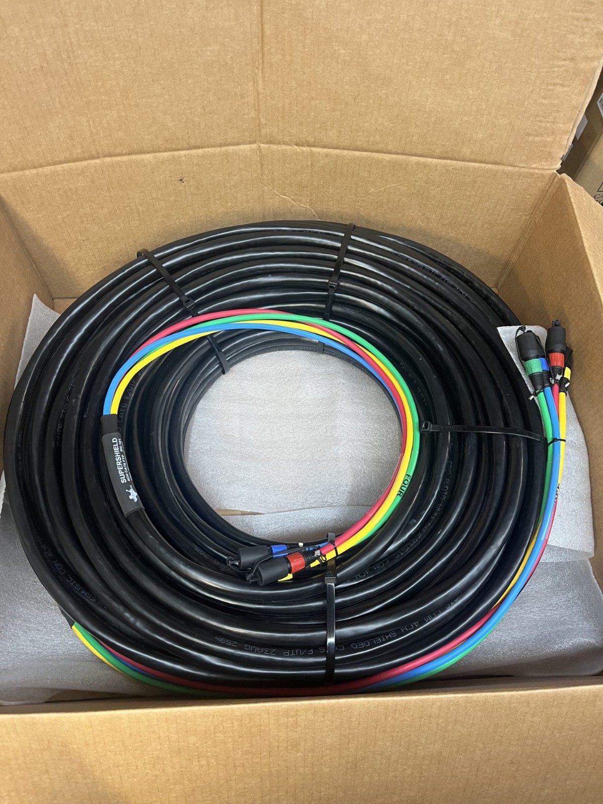 SuperShield 4CH cat6 FTP Shielded Ethernet Cable