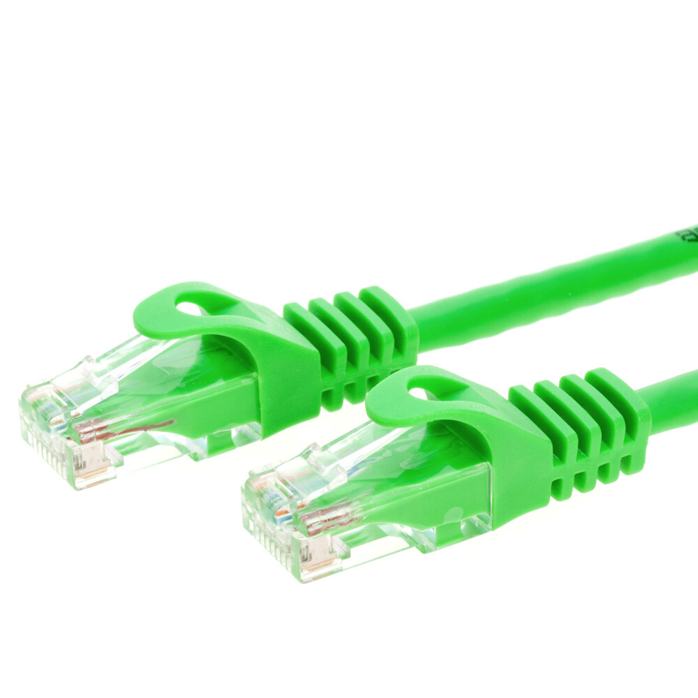 Cat6 Green Patch Cord Network Cable Ethernet LAN RJ45 UTP 50FT- 200FT Multi LOT
