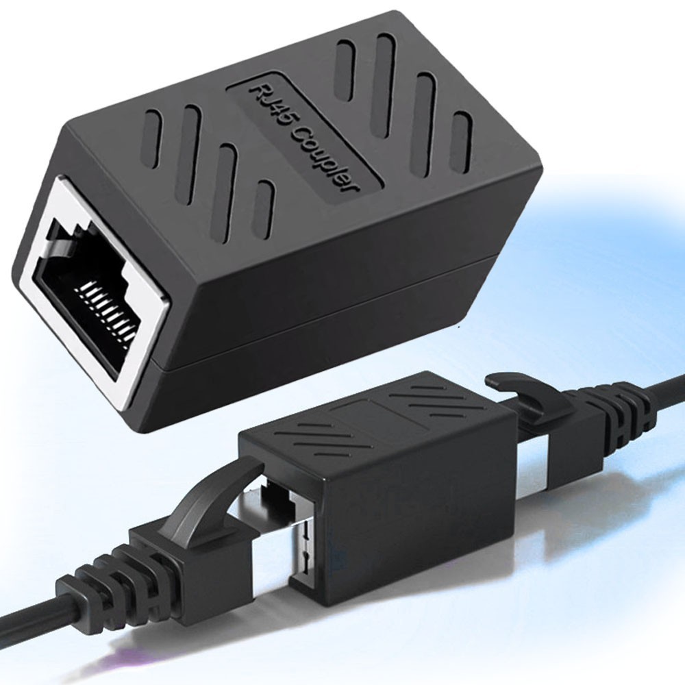 RJ45 Inline Coupler Cat7 Cat6 Cat5e Cat5 Ethernet LAN Network Cable Adapter Lot