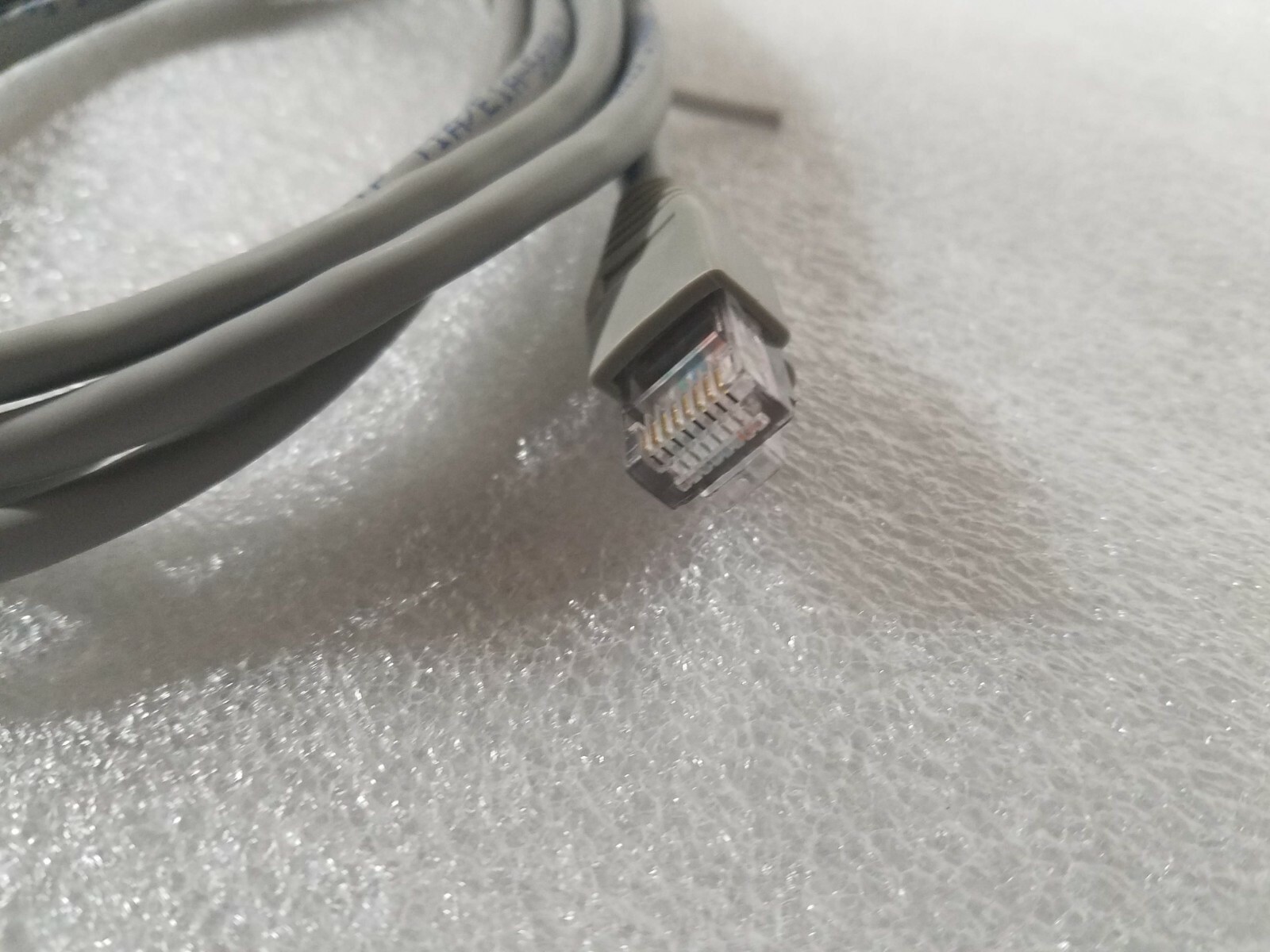 5ft CAT5e Ethernet Jumper Cable Gray RJ45 Patch Cord TIA/EIA-568B