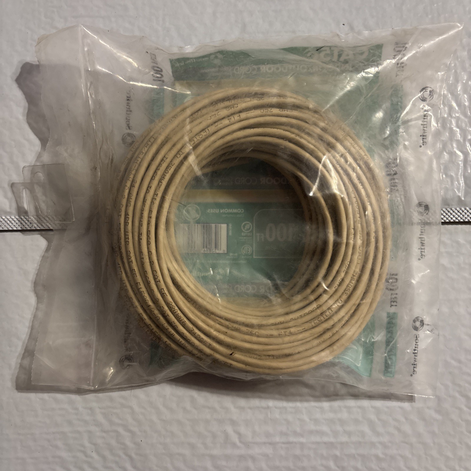 100 Feet Cat 5e 24/4 Indoor/Outdoor (Southwire)
