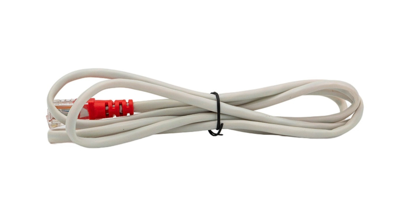 Cat 6 White Ethernet Networking Cable 6 ft RJ45 Male To Male Connection