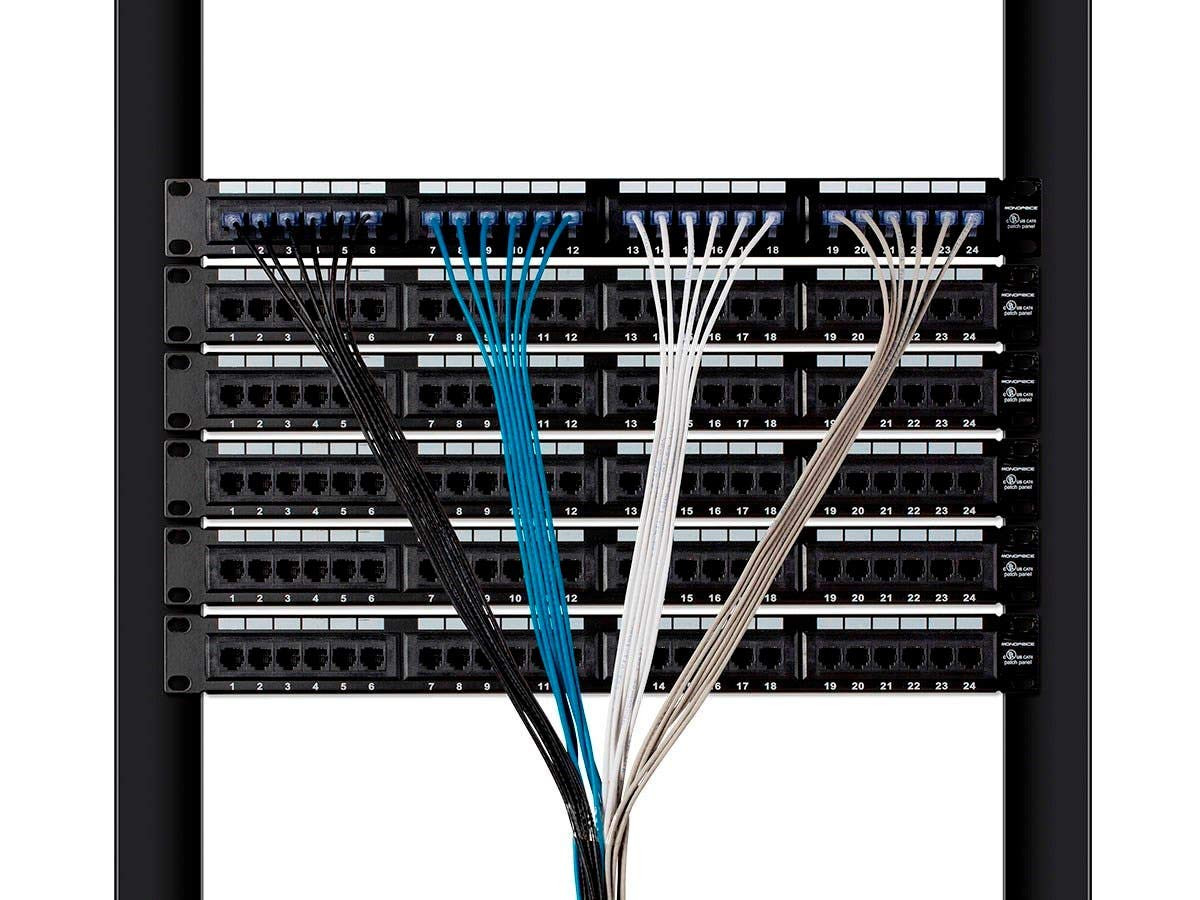Cat6A Ethernet Patch Cable – 10-Pack, Snagless RJ45, 550Mhz, 10G, UTP, Pure Bare